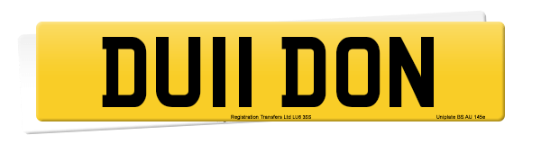 Registration number DU11 DON